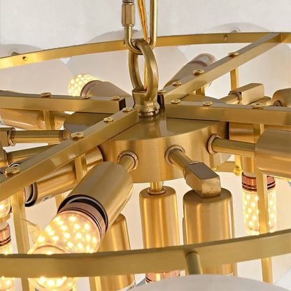 Oriella Grand Multi-Tier Alabaster Chandelier 47"W