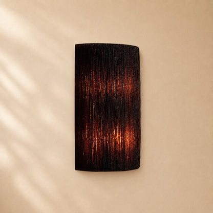 Pater Jute Fringe Beaded Wall Sconce