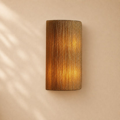 Pater Jute Fringe Beaded Wall Sconce