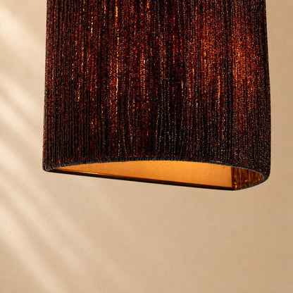 Pater Jute Fringe Beaded Wall Sconce