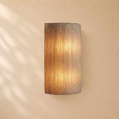Pater Jute Fringe Beaded Wall Sconce