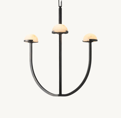 Pedra Round Chandelier 24"