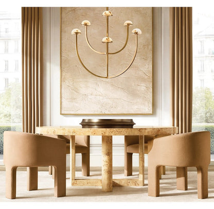 Pedra Round Chandelier 32"