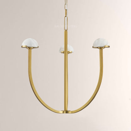 Pedra Round Chandelier 24"