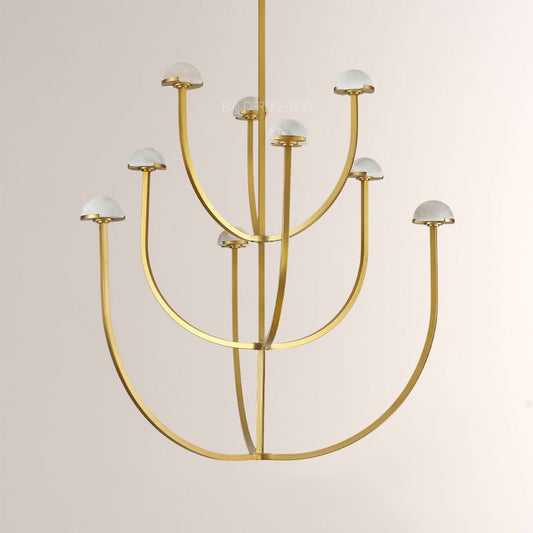 Pedra Round Chandelier 40"