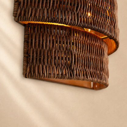 Penn Rattan Wall Sconce
