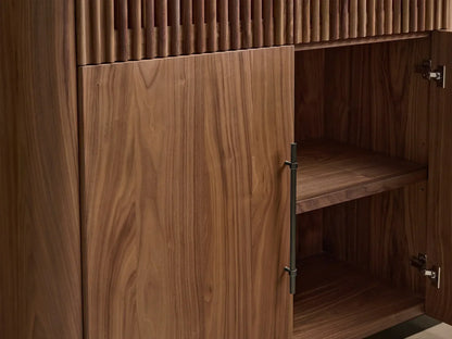 Piermont Modular Reeded Cabinet for Media Storage