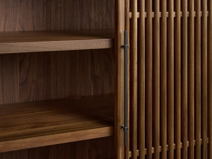 Piermont Modular Reeded Cabinet for Media Storage