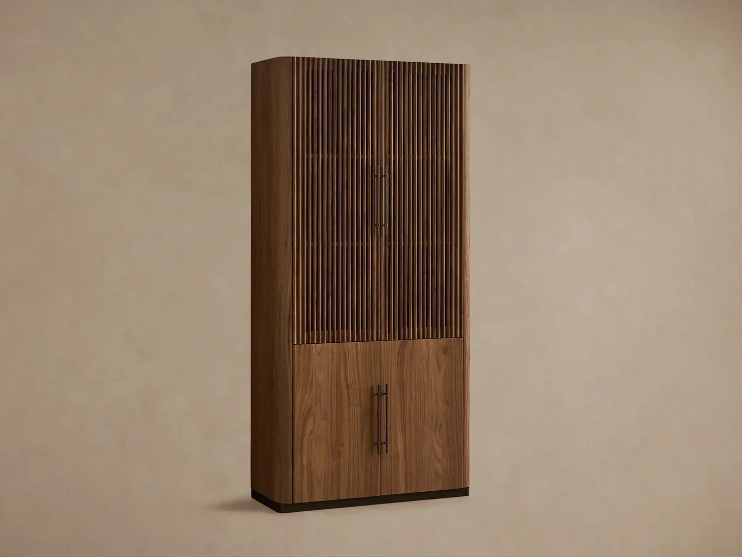 Piermont Modular Reeded Cabinet for Media Storage