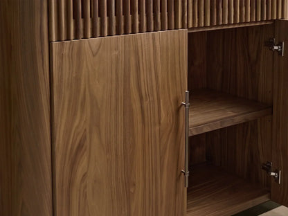 Piermont Modular Reeded Cabinet for Media Storage