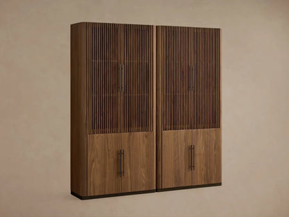 Piermont Modular Reeded Cabinet for Media Storage