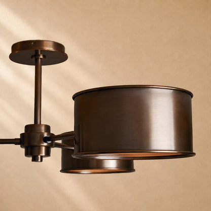 Pullan 3-Light Metal Semi-Flush Mount
