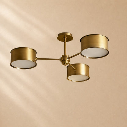 Pullan 3-Light Metal Semi-Flush Mount