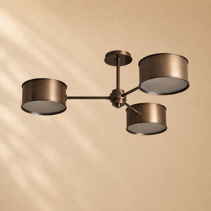 Pullan 3-Light Metal Semi-Flush Mount