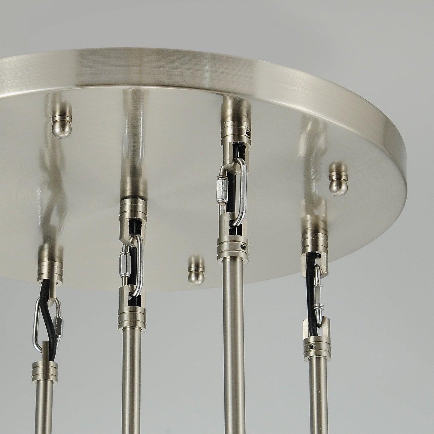 Raindrop Round Bedroom Chandelier 5 Lights 14"D