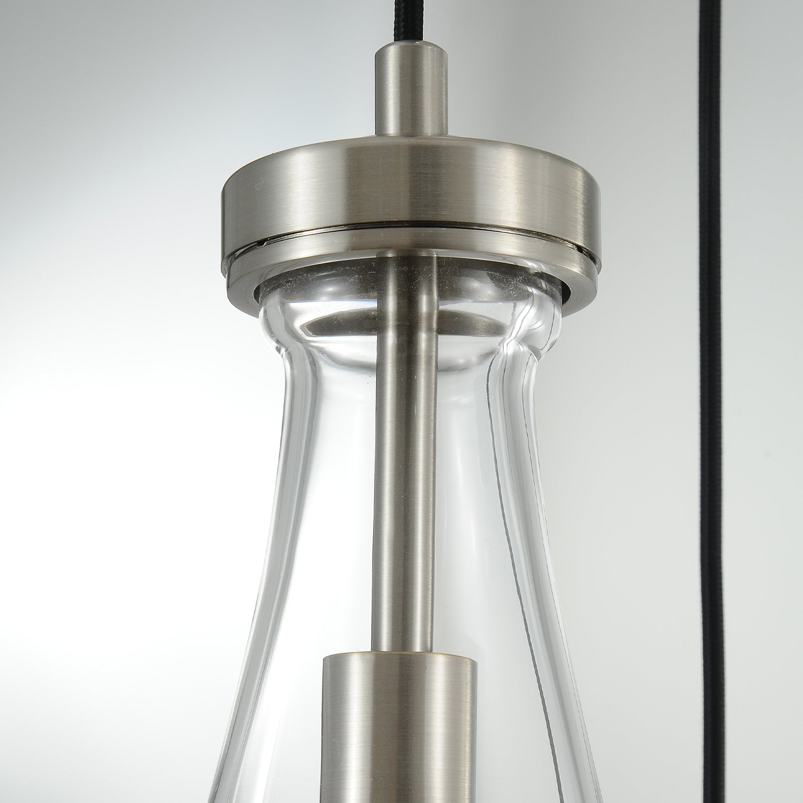 Raindrop Round Bedroom Chandelier 5 Lights 14"D