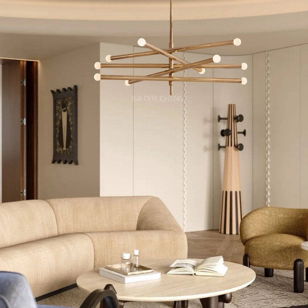 Ralap 10-Light Mobile Orb Chandelier
