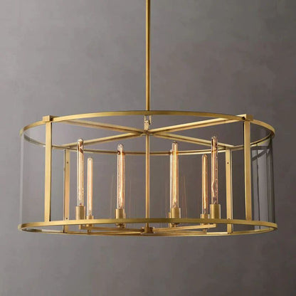 Randy Vintage Round Chandelier 44"
