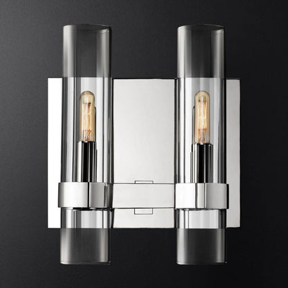 Rata Blown Glass Double Bathroom Wall Sconce