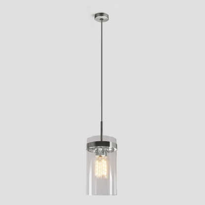 Rata Cylinder Glass Pendant