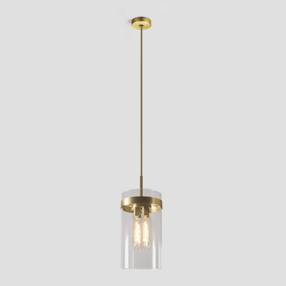 Rata Cylinder Glass Pendant