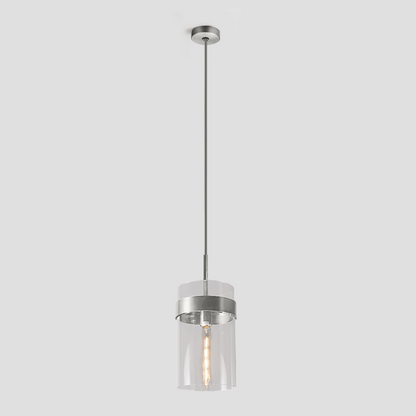 Rata Cylinder Glass Pendant