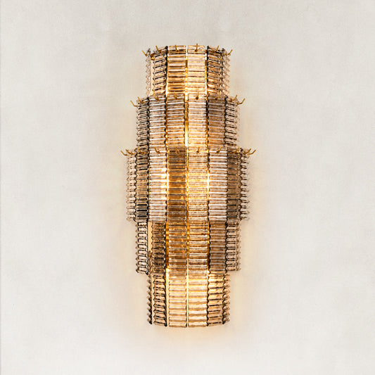 Renee Smoke Glass Wall Sconce