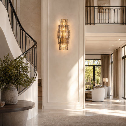 Renee Smoke Glass Wall Sconce
