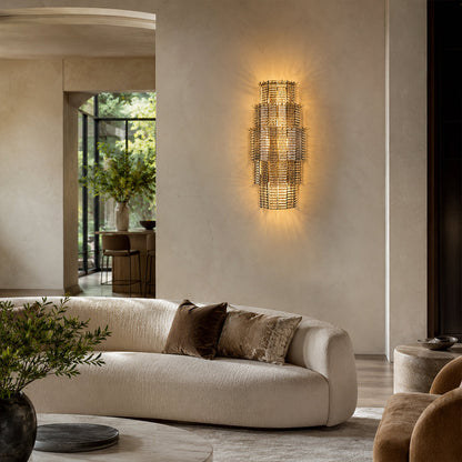 Renee Smoke Glass Wall Sconce