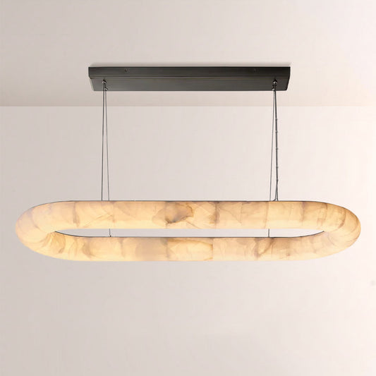 Rivage Lisse Oval Chandelier 57″