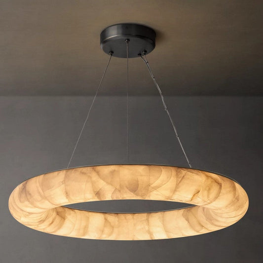 Rivage Lisse Round Chandelier 31″