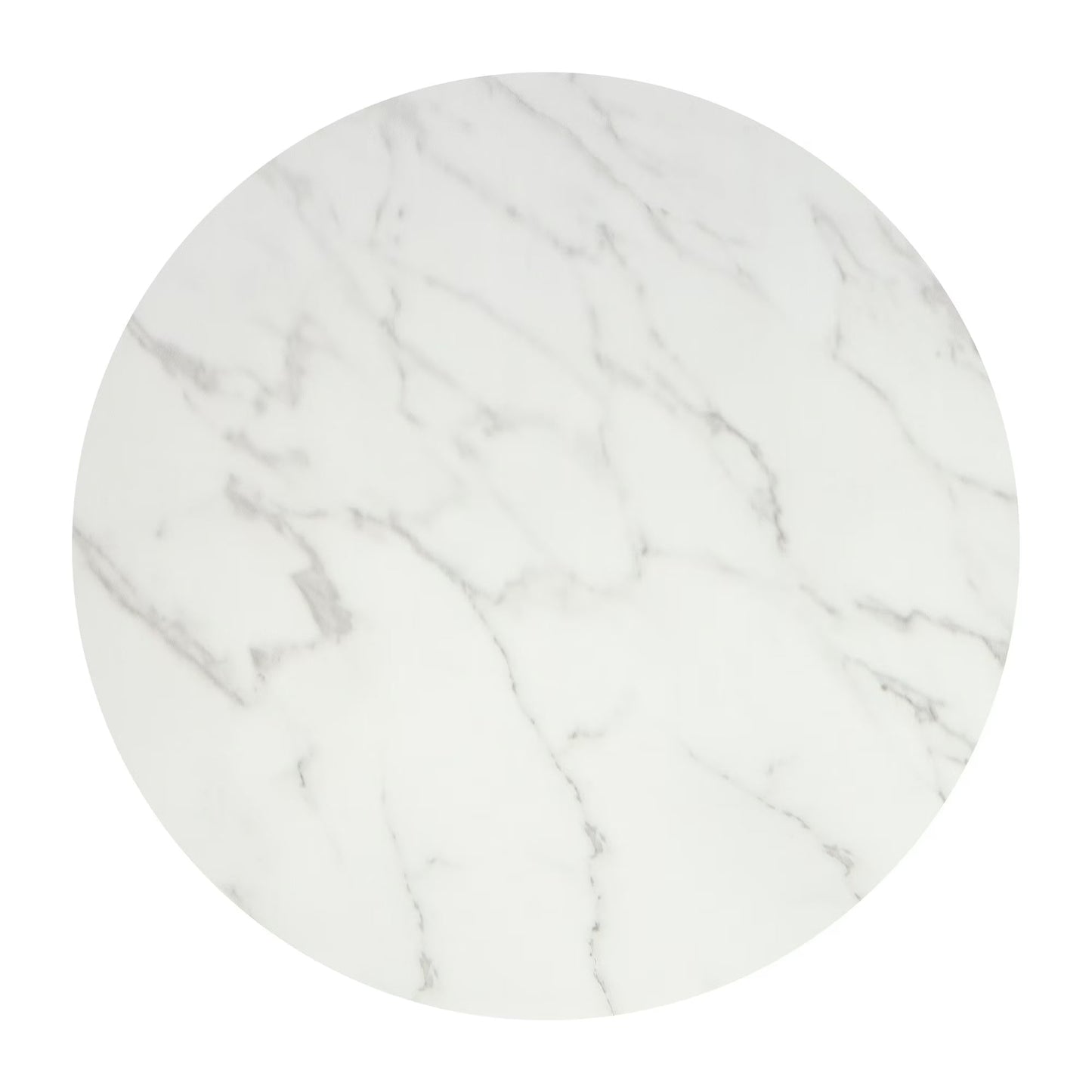 SHYFOY 35" Modern Round Marble Coffee Table