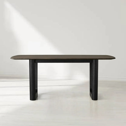 Sailor Germain Rectangular Solid Wood Dining Table with Rennes Base