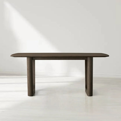 Sailor Germain Rectangular Solid Wood Dining Table with Rennes Base