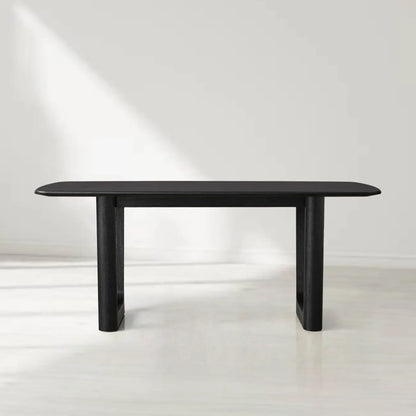 Sailor Germain Rectangular Solid Wood Dining Table with Rennes Base