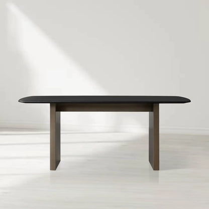 Sailor Germain Rectangular Wood Dining Table with Clement Base