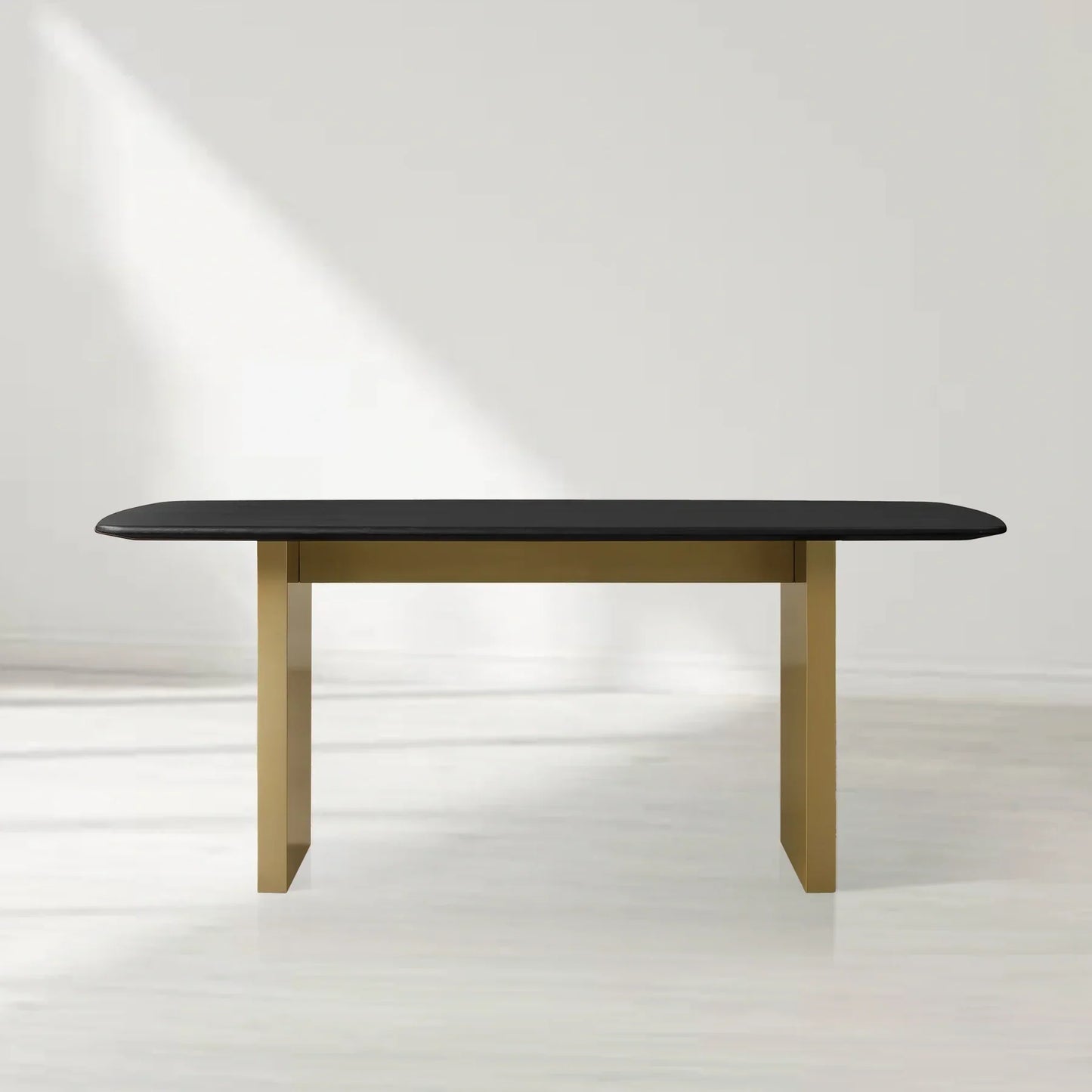 Sailor Germain Rectangular Wood Dining Table with Clement Base