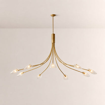 Sally Clear Glass Round Chandelier