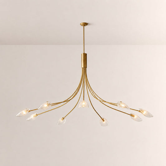 Sally Clear Glass Round Chandelier