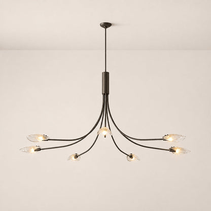 Sally Clear Glass Round Chandelier