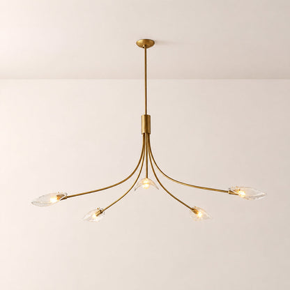 Sally Clear Glass Round Chandelier