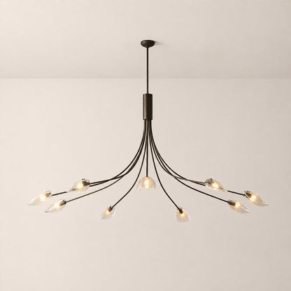 Sally Clear Glass Round Chandelier