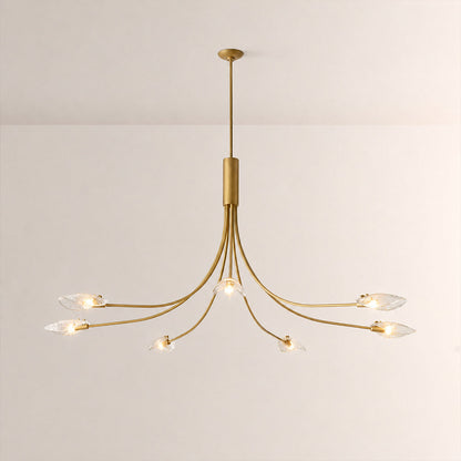 Sally Clear Glass Round Chandelier