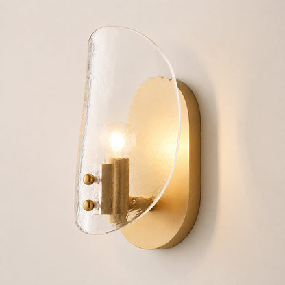 Sally Clear Glass Wall Sconce