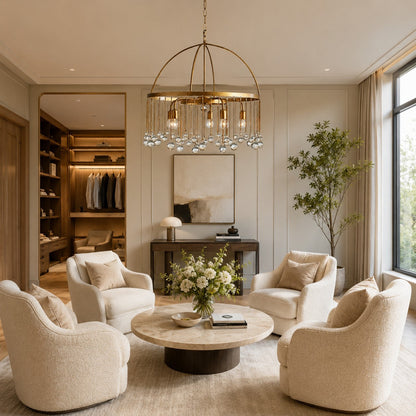 Hanson Round Two-Tier Chandelier