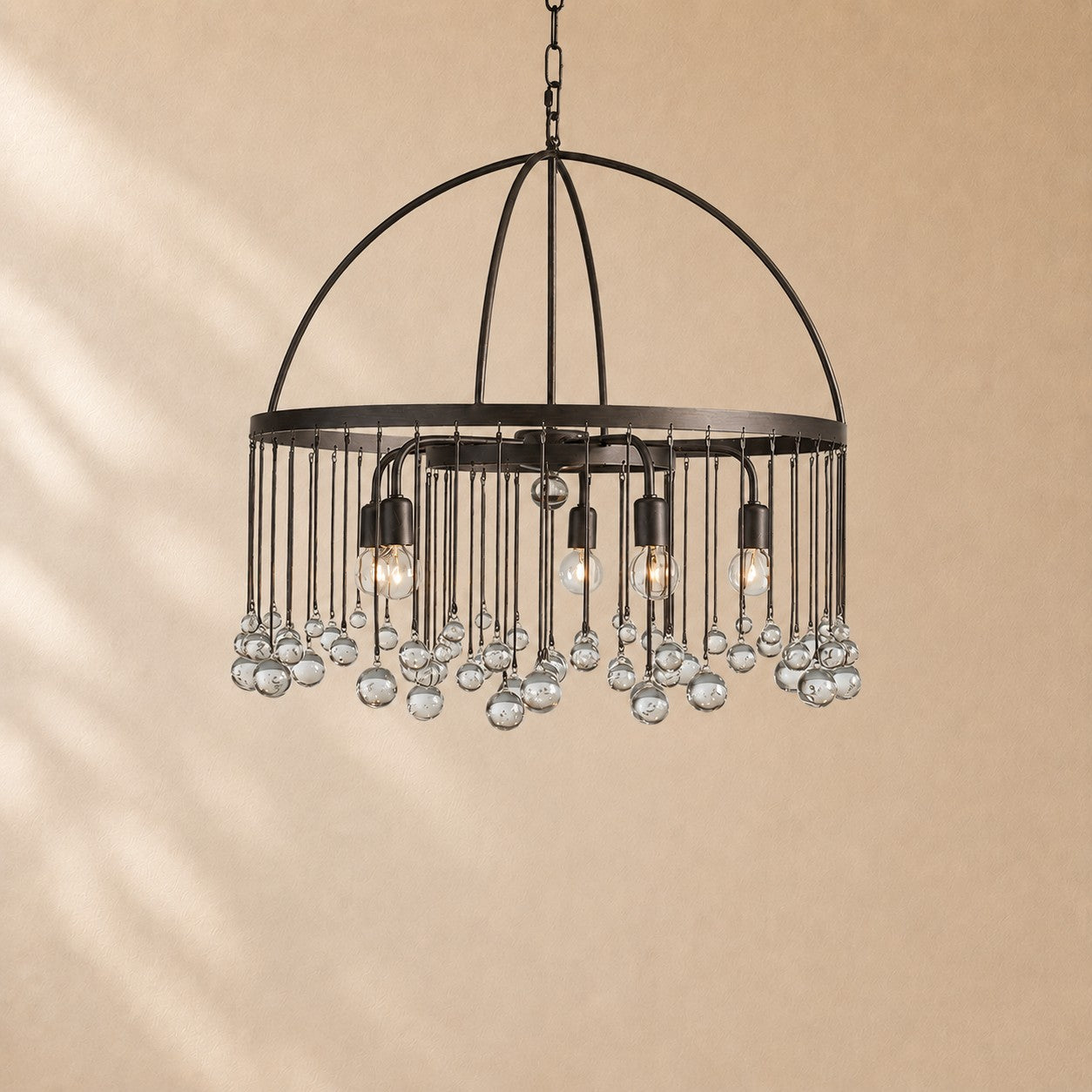 Sally Round Two-Tier Chandelier
