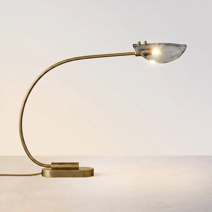 Sally Smoke Glass Table Lamp