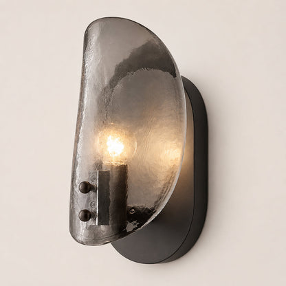 Sally Smoke Glass Wall Sconce
