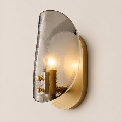 Sally Smoke Glass Wall Sconce