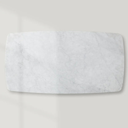 Santos Marble Top Tulip Base Dining Table